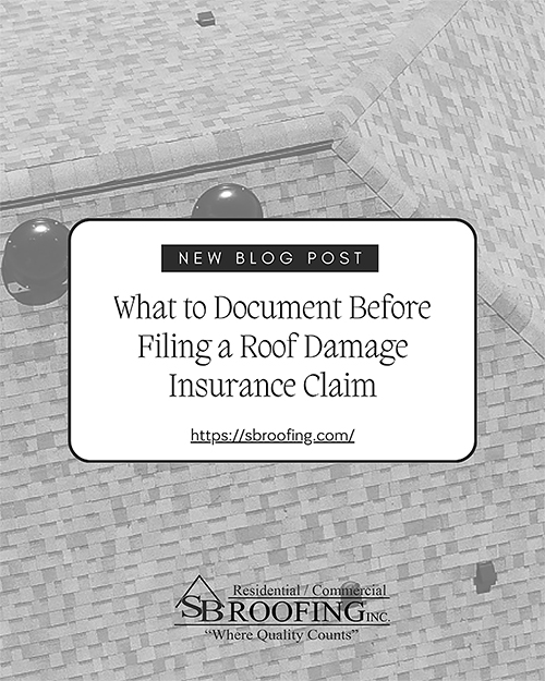 SB Roofing - Roof Damage Insurance Claim