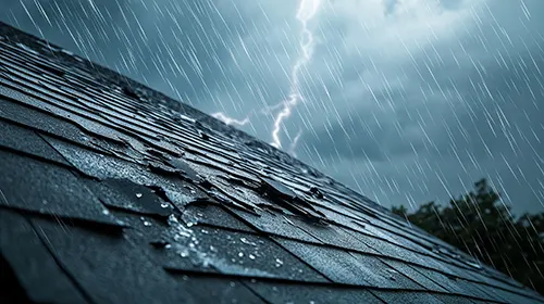 SB Roofing - Thunderstorm Damaged The Roof